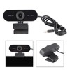 Webcam USB Camera Builtin Microphone Computer Accessory for Live Broadcast