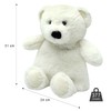 Daniel James Warm Hugs Microwaveable Plush Polar Bear - Heatable
