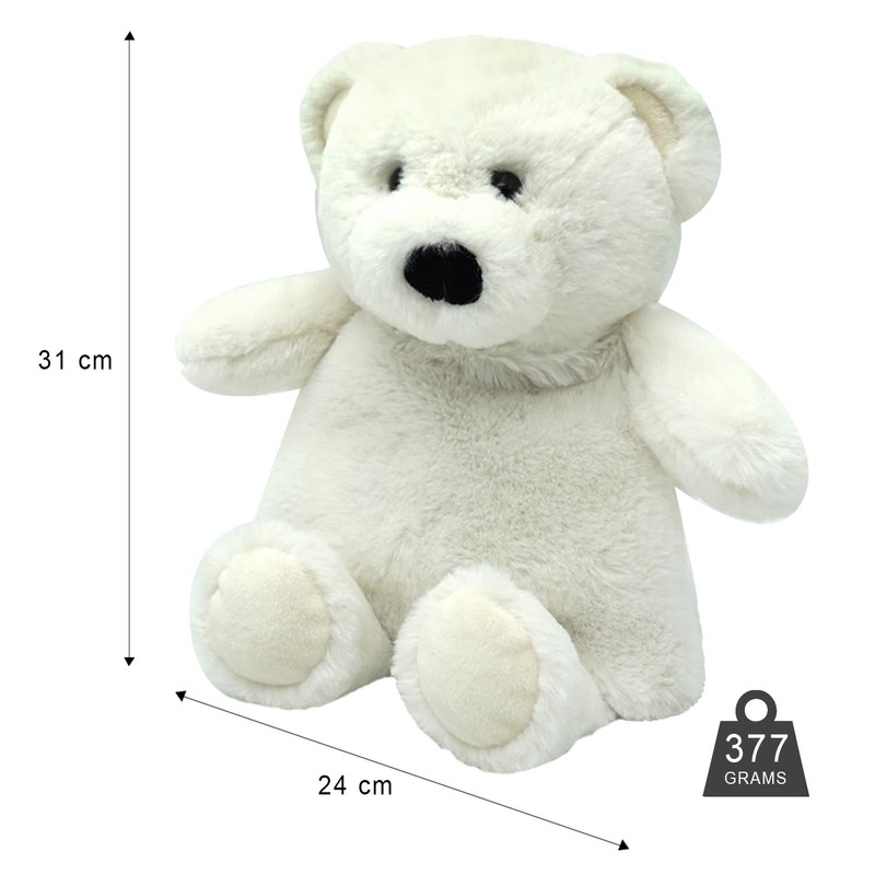 Daniel James Warm Hugs Microwaveable Plush Polar Bear - Heatable