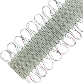 CUIHUAJIADE LED Module Super Bright 200 PCS Green 2835SMD 3 LED Module Waterproof Decorative Light for Letter Sign Advertising Signs with Tape Adhesive Backside (Green)