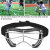 Lacrosse Goggles Silicone Ferroalloy Ergonomic Design Anti Slip Texture Hockey