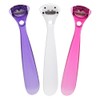 Set of 3 Coloured Callus Slicers Disposable with Planer Blade