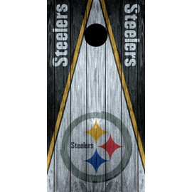 Tower Decals Laminated Pitsberg Steelers Triangle Cornhole Board Vinyl Wraps