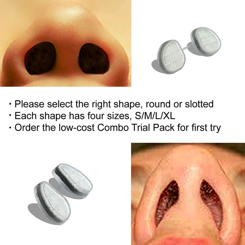 WoodyKnows Super-Defense Nasal Filters (Narrow, S, 6 Pack)
