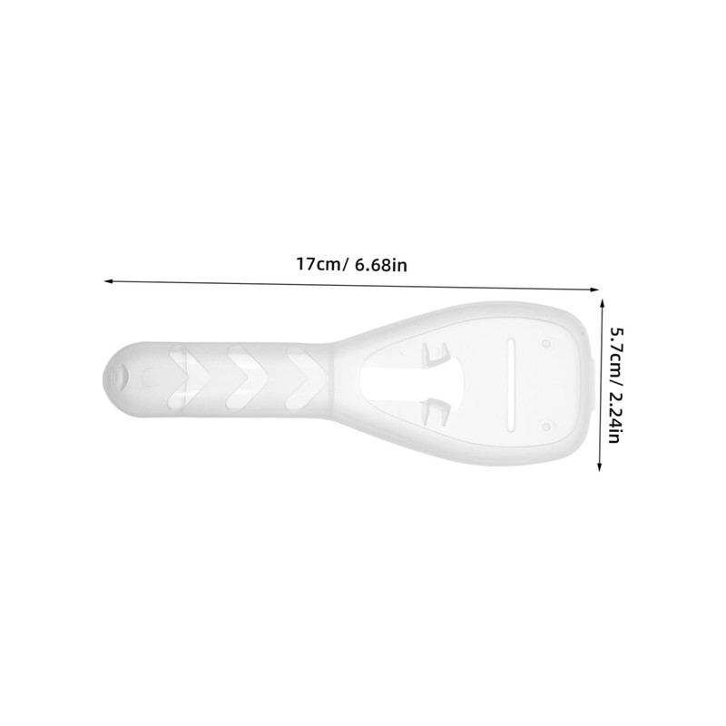 SAFIGLE 2pcs Clear Razor Protector Case Travel Container Manual Razor