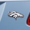 FANMATS 18704 Denver Broncos 3D Chrome Metal Auto Emblem