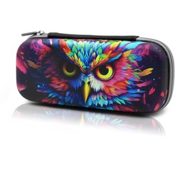 WtallasiSei Owl Pencil Case Zip Pencil Box Multi Pouch Holder Desk Organizer For Boys Girls School Office