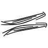 Cahuczlhoz For 2018-2022 2023 2024 Toyota Camry Window Trim Chrome
