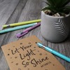 Let Your Light So Shine Notebook, Devotional Journal, Inspirational Gifts