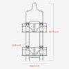 Zenna Home Caddy, Chrome Expandable Over-The-Shower