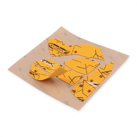 HUYUN Mouse Side Panels/Anti Sweat Paste Grip Tape Replacement for Logit G502 Proteus Core / G502 Proteus Spectrum / G502 Hero Wired / G502 Lightspeed Wireless Gaming Mouse (Yellow)