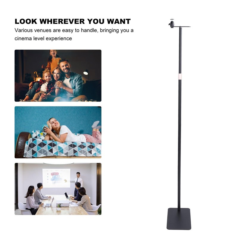 Height Adjustable Projector Floor Stand - 110cm to 160cm, Telescopic
