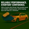 QB by QUALITY-BUILT Ceramic Rear Brake Pads (1000-1624C) Compatible with