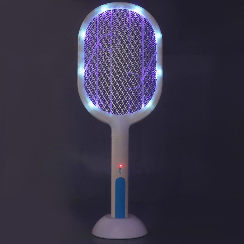 Electric Mosquito Racket Multi Function 2 in 1 USB Charging