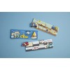 Mud Pie Children's Transportation Knob Puzzle, Emergency Vehicles