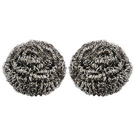 Kokubo Stainless Steel Washi Strong Thick Stainless Steel Wash, Powerful and Thick Stainless Steel Washer, 1.4 oz (40 g), Set of 2