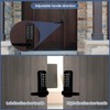 Casmer Upgrade Double Sided Keypad Door Lock with Adjustable Deadlatch