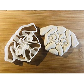 Pug Cookie Cutter and Dog Treat Cutter - Dog Face