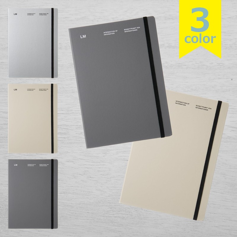 Laconic LMLS08-240SV 2026 Notebook, A5 Monthly Hardcover, Silver, (Begins September