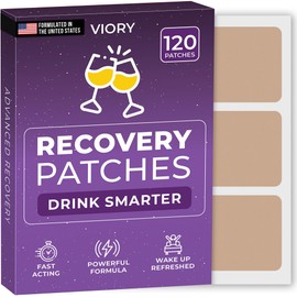 Recovery Patches 120 Pack - Wake Up Refreshed & Energized with Our 100% Natural Ingredients Patch for Party - Skin-Friendly & Waterproof - Apply Before Drinking - Enhanced Morning Formula