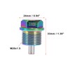MACHSWON 1 Set M20x1.5 Multicolor Magnetic Oil Drain Plug Sump