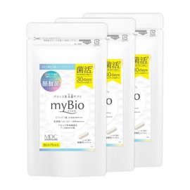 MDC Metabolic MyBio Bacterial Supplement (60 Capsules x 3 Bags), Value, Live Bacteria (Lactic Acid Bacteria/Bifidobacteria/Butyric Acid Bacteria), Dietary Fiber, Grain Koji, Flora (Bacterial