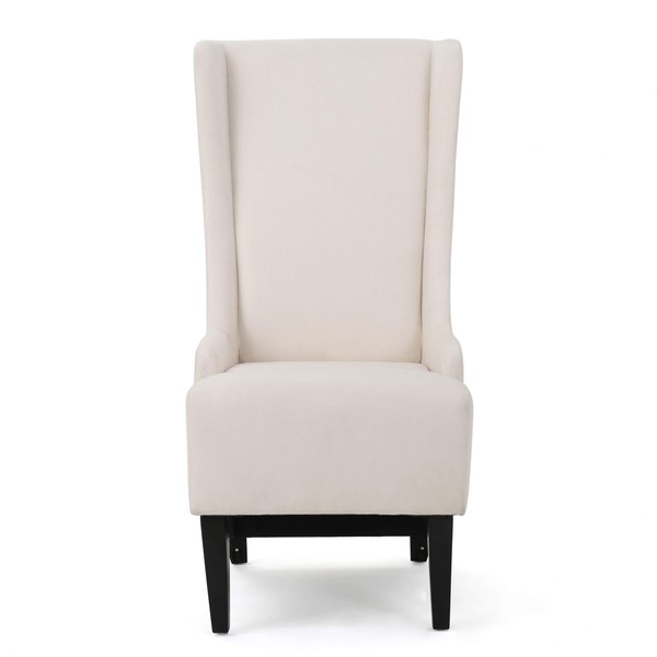 Christopher Knight Home Callie Fabric Dining Chair, Beige, 23.25" x 28.75" x 46.25"