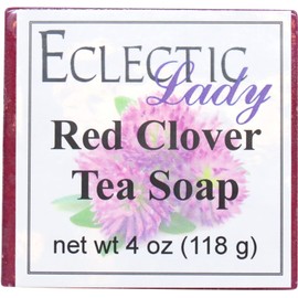 Eclectic Lady Red Clover Tea Glycerin Soap, 4 oz Bar