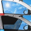 DIZA100 Sun Protection Car Baby, 2 Pack Magnetic Half Blackout