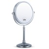 MIRRORVANA 15X Magnifying Makeup Mirror with Stand - Double-Sided 15X/1X