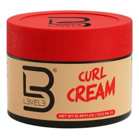 Crema Hidratante L3 Level 3 Para Rizos Con Vitamina B5 250ml