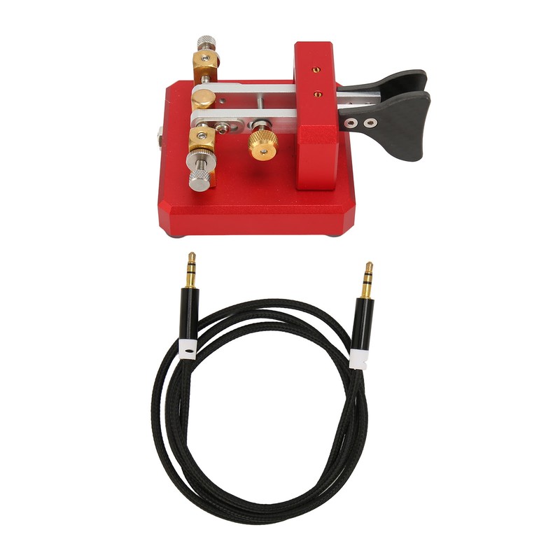 Morse Code Key Double Paddle Automatic Shortwave Portable CW Morse