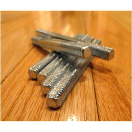 The King's Bay Pair of 4" Replacement Door Knob Spindles with 16 Course Threads Per Inch