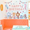 Fujitoya M0429 Wall Sticker Animals Birthday Balloons Kids Room Baby