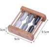 Light Brown Creative Wooden Sand Glass Hourglass Timer Clock Home