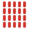 sourcing map Pack of 20 10 mm Protector Rubber End