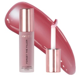 LAWLESS Lawless Women's Forget The Filler Lip Plumper Line Gloss, Velvet, Pink, 0.11 Fl Oz (Pack of 1)