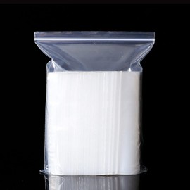 100 Zip Bags Small Plastic Bags Closure Resealable Ziplock Bags Ziplock Bags Freezer Bags Zip Poly Bags 12 x 17 cm