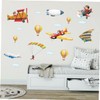 IWOWHERO Creative Airplane Wall Stickers Easy to Apply Removable Decals
