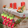 Palonu 6 Pack Christmas Stocking Holders for Mantle, Metal Stocking