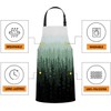oFloral Watercolor Pine Trees Apron Adjustable Apron Cooking Kitchen Chef