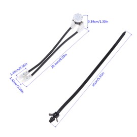 W10258275 Dishwasher Bimetal Thermal Fuse, Replaces # 661663 PS2360984 AP4423189, Compatible with Whirlpool Kenmore KitchenAid Roper Maytag Amana