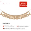 Bchinb Engaged Burlap Banner Rustic Engagement Wedding Party Decorations Bunting
