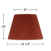 9" Top x 14 1/2" Bottom x 10" High x