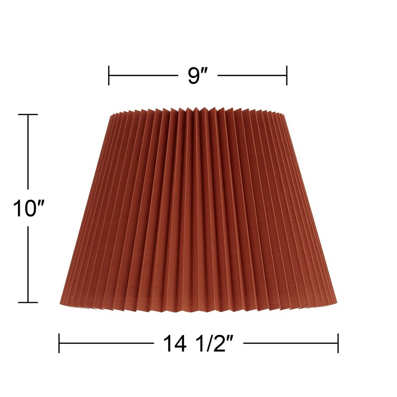 9" Top x 14 1/2" Bottom x 10" High x