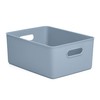 Tatay 7010300 Baobab Multi-Purpose Large Storage Basket, Blue, 29.4 X