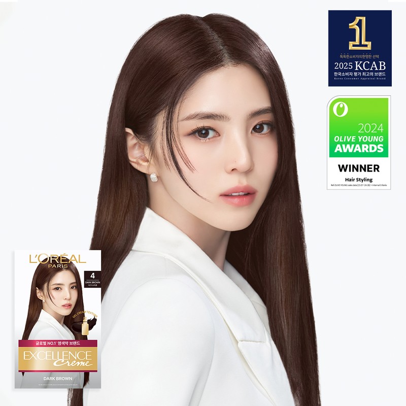 L'Oreal Paris [Easy gray hair dyeing with a comb cap]