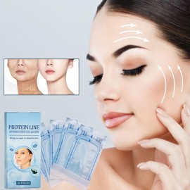 60 Stück Protein-Lifting-Linie, Lifting Lösliche Protein Seidenfaden Kollagen Seidenfäden Protein Seidenfaden Lösliche, Hydrolyzed Collagen Protein Line Lifting Fadenlifting Zur Hautstraffung