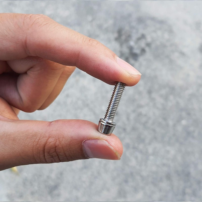Onipax M5x20mm Bike Hex Socket Thread Stainless Steel Screws with