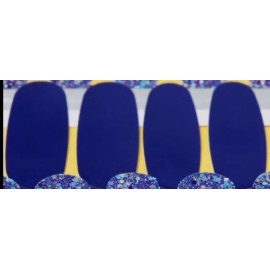 Color Street High Five Anniversary Throwbacks Gotham Night Hint Mint Crack Dawn - In Blue Time (Accent Pack)